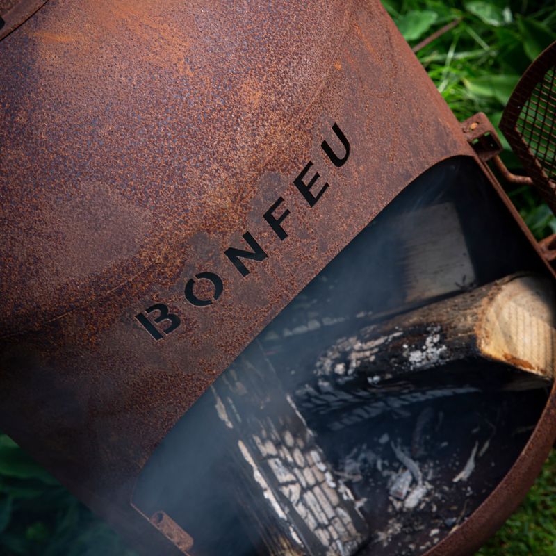 Camino da giardino BonFeu Bonsolo corten 10