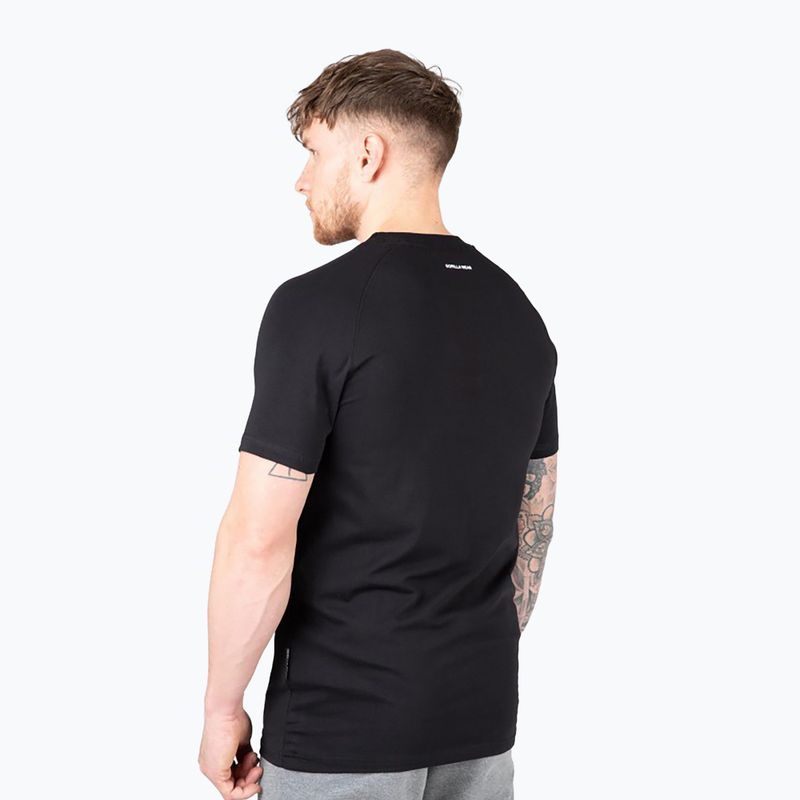 Maglietta da allenamento Gorilla Wear Davis da uomo, nero 3