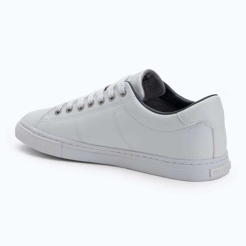 Tommy Hilfiger scarpe da uomo Essential Leather Sneaker bianco 3