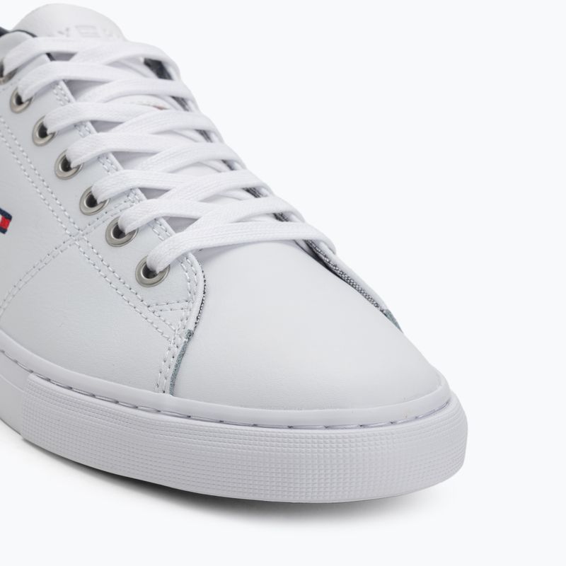 Tommy Hilfiger scarpe da uomo Essential Leather Sneaker bianco 7