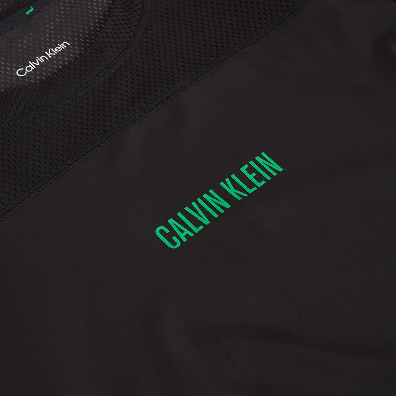 Calvin Klein LVGMS5K188 Uomo Maglietta con logo Baselayer nero/verde blosson 3