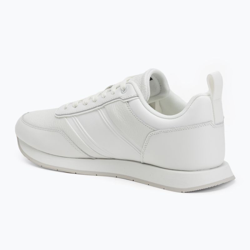 Calvin Klein scarpe da uomo HM0HM01897 Low Prof Runn Laceup Tape Triple Bright White 3