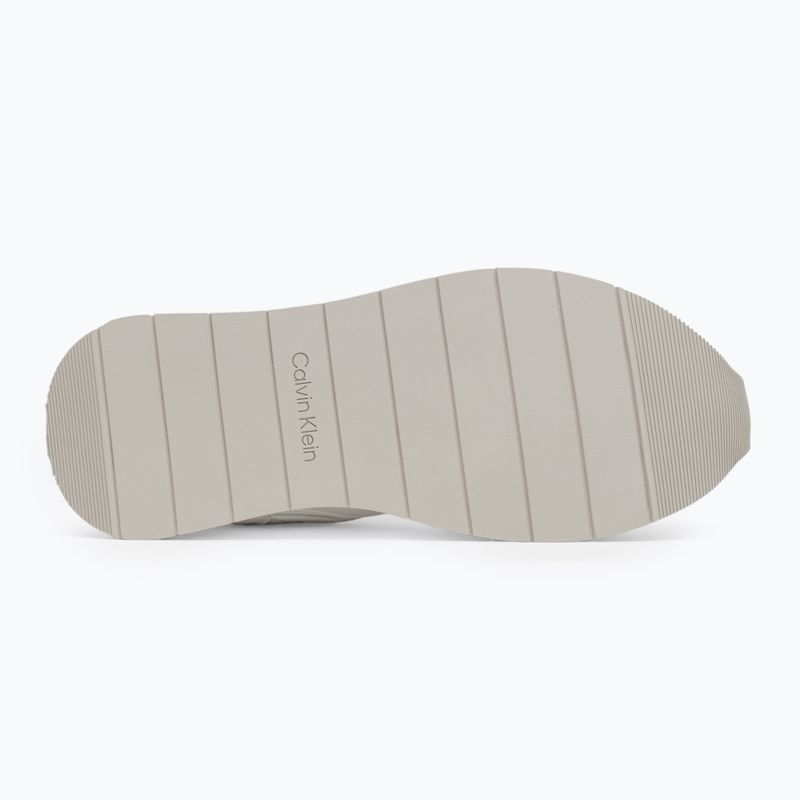 Calvin Klein scarpe da uomo HM0HM01897 Low Prof Runn Laceup Tape Triple Bright White 4