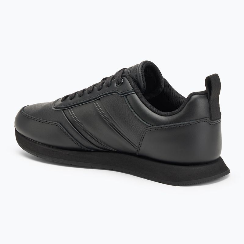 Calvin Klein scarpe da uomo HM0HM01897 Low Prof Runn Laceup Tape Triple Black 3