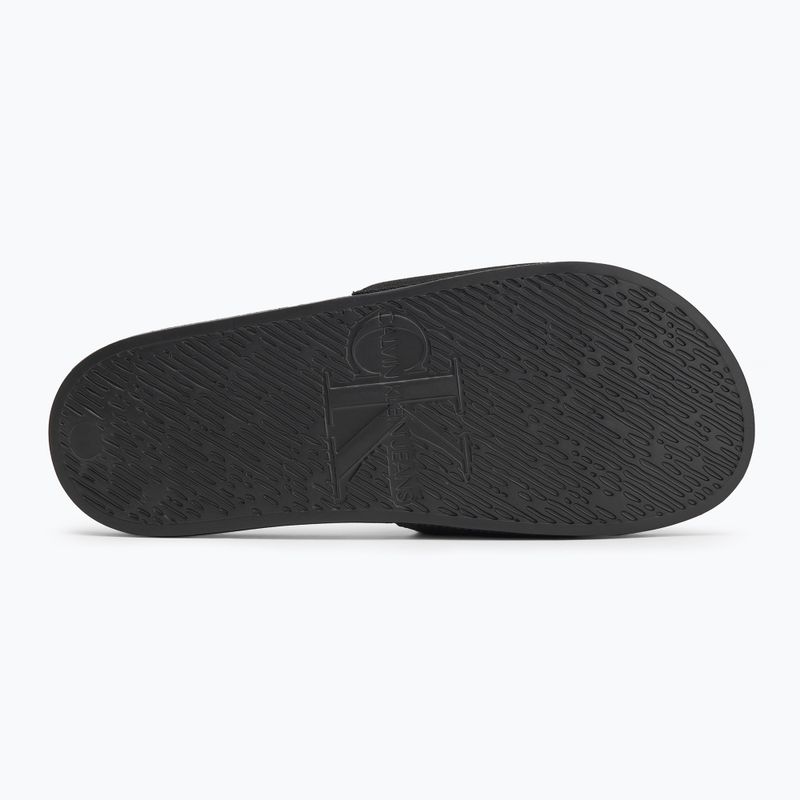 Calvin Klein infradito uomo YM0YM01282 HF Mono CV Triple Black 4