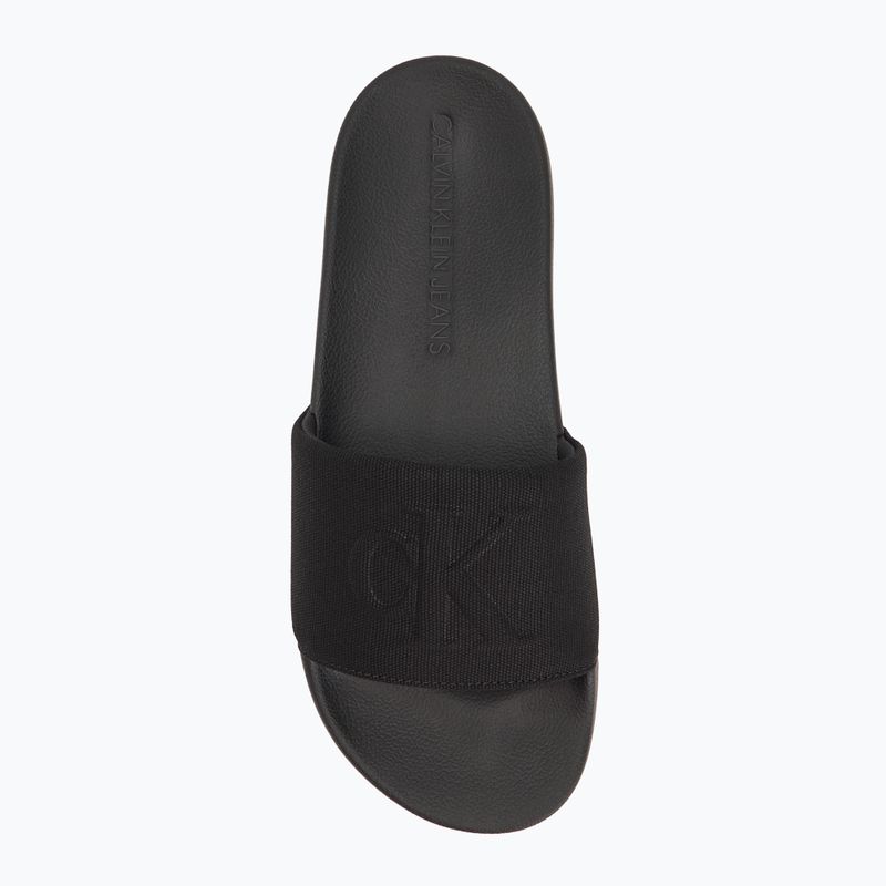 Calvin Klein infradito uomo YM0YM01282 HF Mono CV Triple Black 5