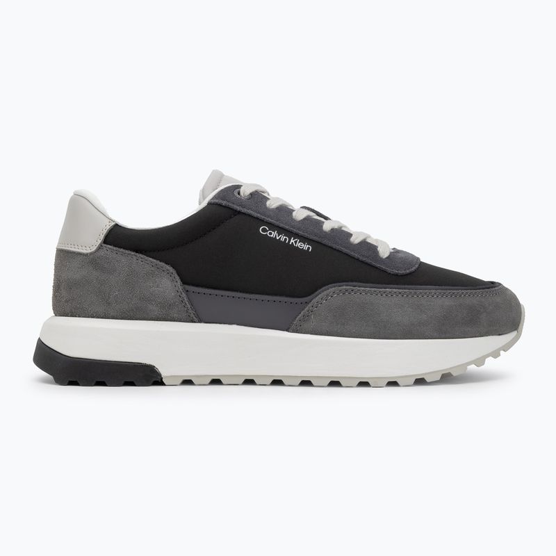 Calvin Klein scarpe uomo HM0HM01714 Low Top Lace Up Repreve Mix Formal Gray/Eggshell/Creamy White 2