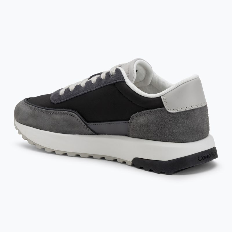 Calvin Klein scarpe uomo HM0HM01714 Low Top Lace Up Repreve Mix Formal Gray/Eggshell/Creamy White 3