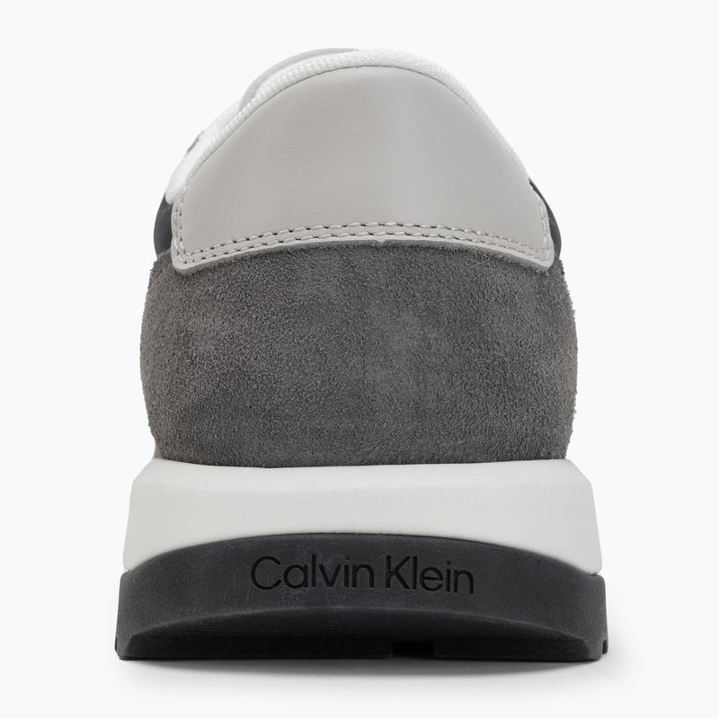 Calvin Klein scarpe uomo HM0HM01714 Low Top Lace Up Repreve Mix Formal Gray/Eggshell/Creamy White 6