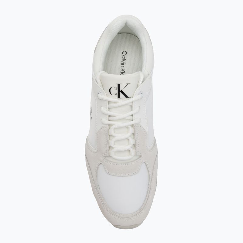 Scarpe Calvin Klein Donna YW0YW01644 Runner Laceup Sock Mg Nylon Mix Bright White/Black 5