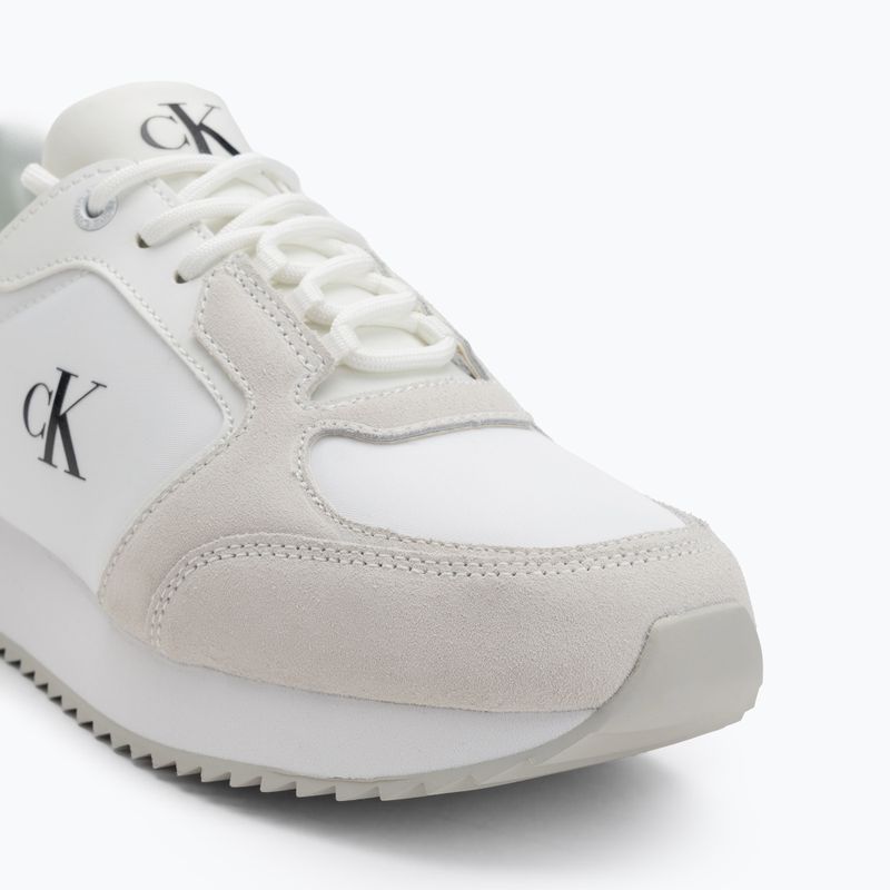 Scarpe Calvin Klein Donna YW0YW01644 Runner Laceup Sock Mg Nylon Mix Bright White/Black 7