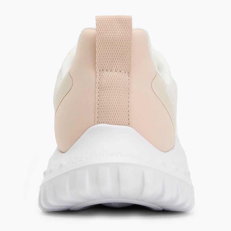 Calvin Klein scarpe donna YW0YW01851 Eva Runner L-Up Mix Mesh Logo Ck bianco brillante/nero 6