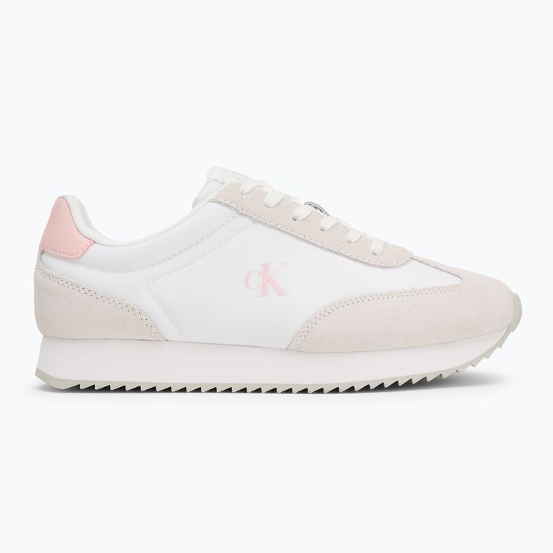 Scarpe Calvin Klein Donna YW0YW01828 Caleup Mg Nylon Mix Bianco Luminoso/Rosa Dolce 2