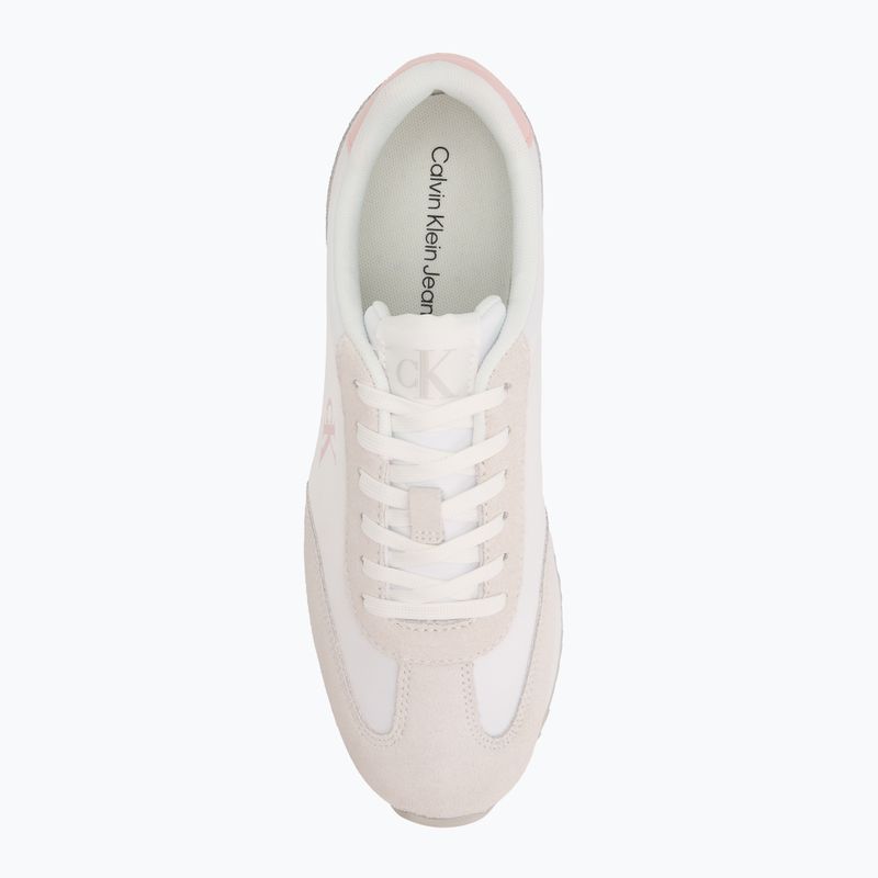 Scarpe Calvin Klein Donna YW0YW01828 Caleup Mg Nylon Mix Bianco Luminoso/Rosa Dolce 5