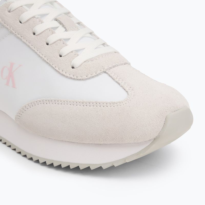 Scarpe Calvin Klein Donna YW0YW01828 Caleup Mg Nylon Mix Bianco Luminoso/Rosa Dolce 7