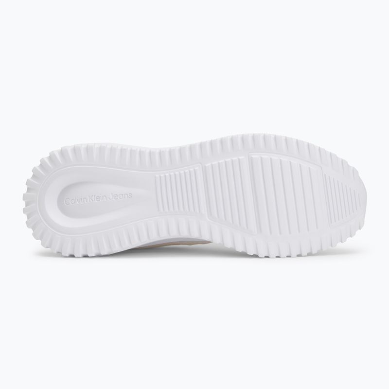 Calvin Klein scarpe donna YW0YW01855 Eva Runner Sock Mg Tech Mix triplo bianco brillante 4
