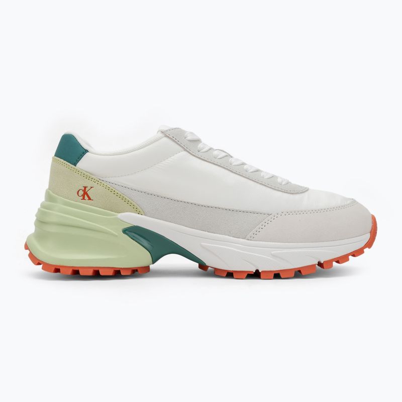 Calvin Klein scarpe da donna YW0YW01852 Hike Runner Mg Nylon Mix bianco brillante/oyster mushwroom 2