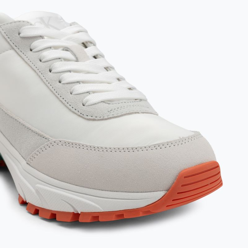 Calvin Klein scarpe da donna YW0YW01852 Hike Runner Mg Nylon Mix bianco brillante/oyster mushwroom 7