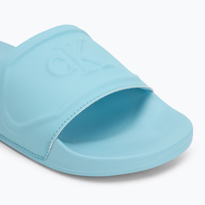 Calvin Klein infradito donna YW0YW01879 Pu Hf Mg blu danubio 7