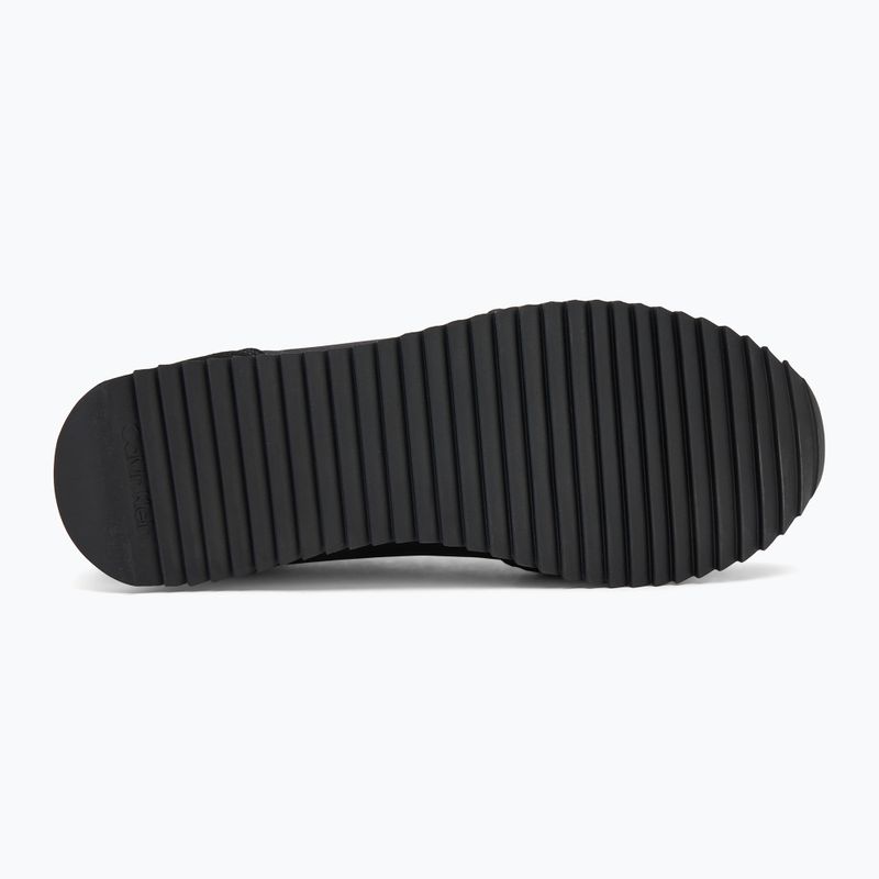 Scarpe da donna Calvin Klein YW0YW01644 Runner Laceup Sock Mg Nylon Mix nero 4