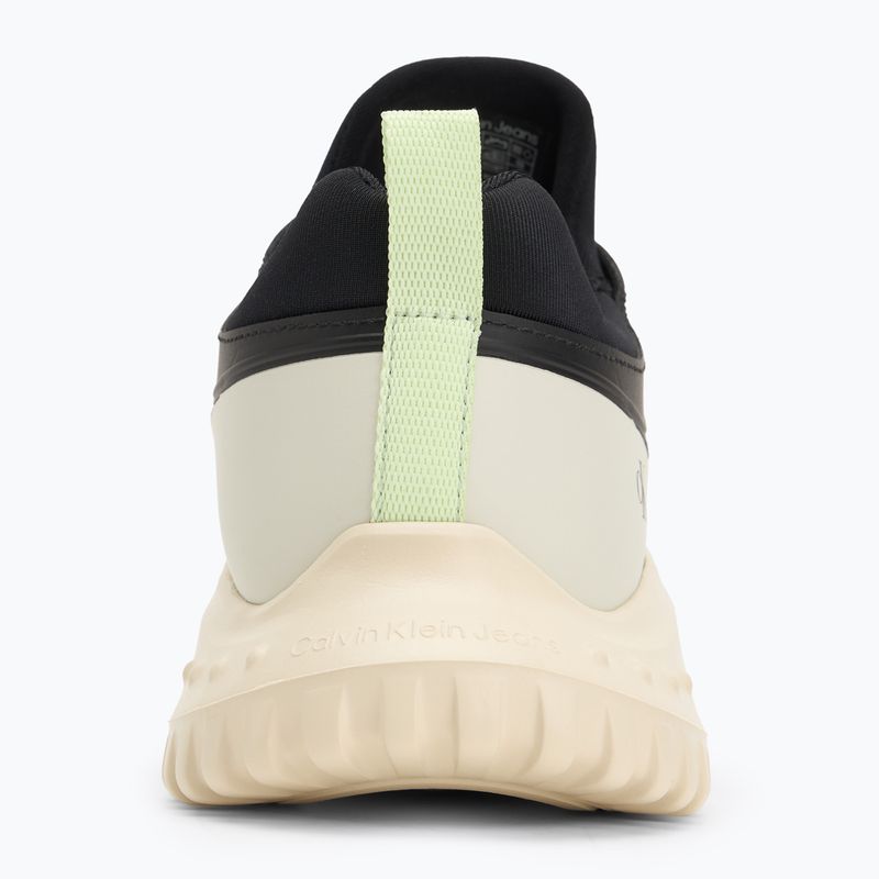Calvin Klein scarpe donna YW0YW01855 Eva Runner Sock Mg Tech Mix nero/pistacchio/bianco giada 6