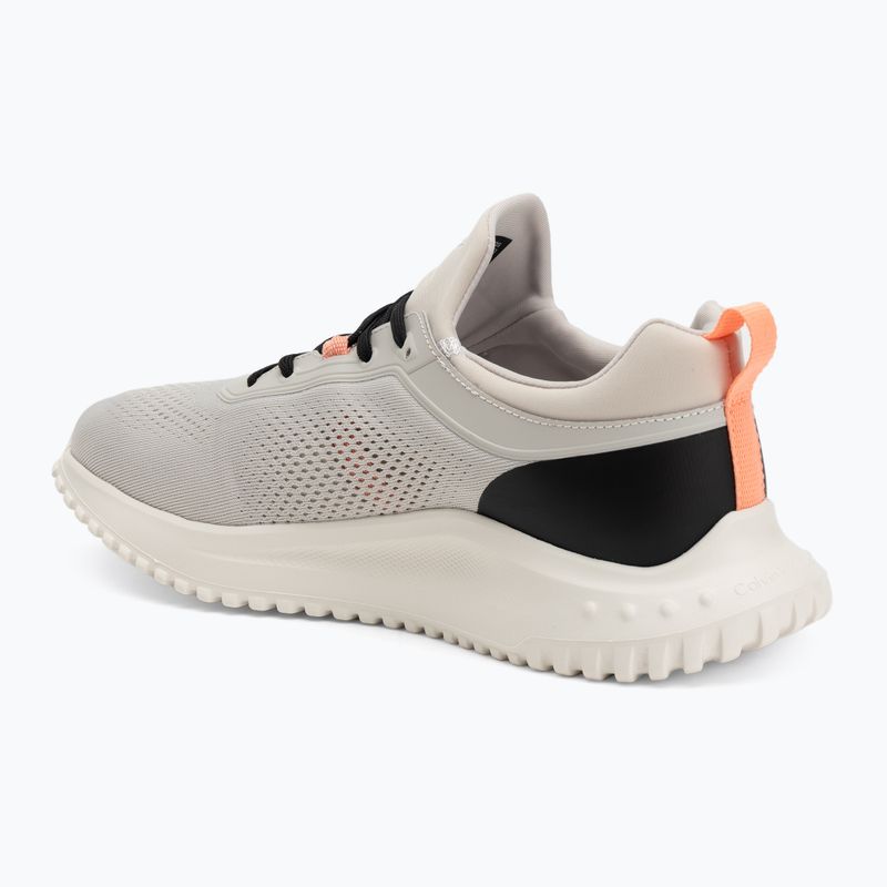 Calvin Klein scarpe donna YW0YW01855 Eva Runner Sock Mg Tech Mix monstruck/bianco crema/arancione 3