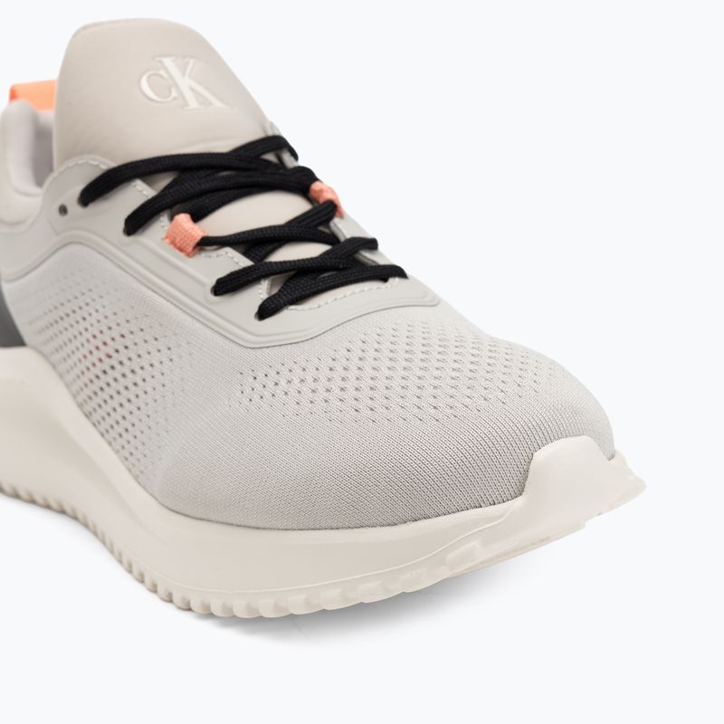 Calvin Klein scarpe donna YW0YW01855 Eva Runner Sock Mg Tech Mix monstruck/bianco crema/arancione 7