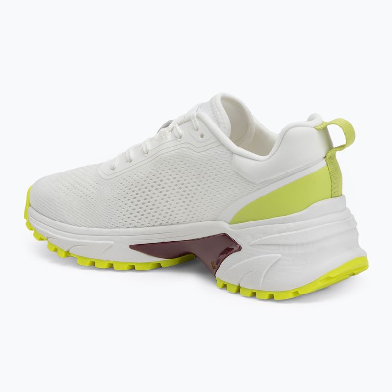 Calvin Klein scarpe donna YW0YW01856 Hike Runner Mg Tech Knit bianco brillante wild lime/andora 3