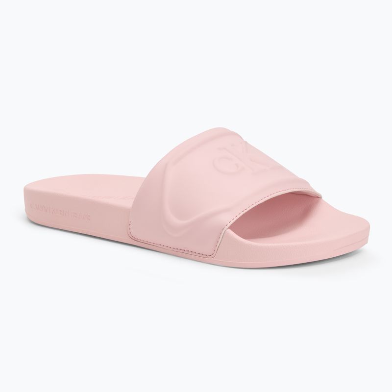 Calvin Klein infradito donna YW0YW01879 Pu Hf Mg rosa dolce
