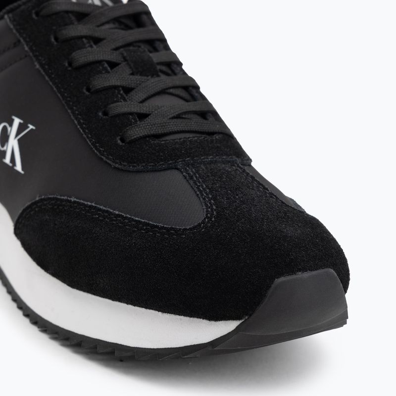 Calvin Klein scarpe donna YW0YW01828 Caleup Mg Nylon Mix Nero/Bianco brillante 7