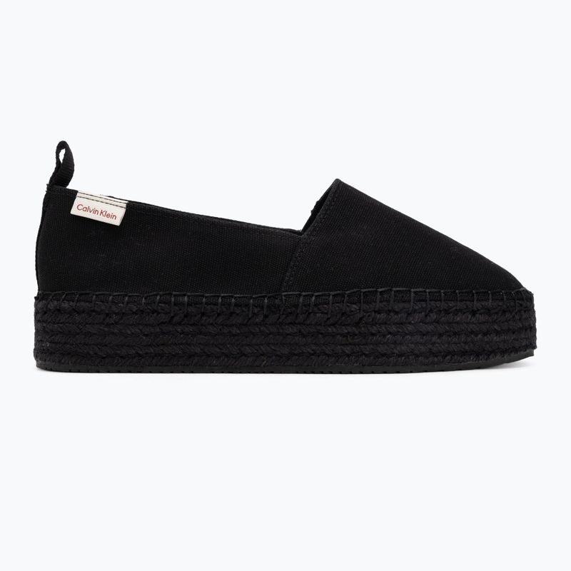 Espadrillas da donna Calvin Klein YW0YW01871 Platform ML CS ck black 2