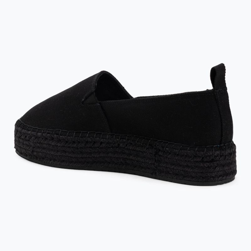 Espadrillas da donna Calvin Klein YW0YW01871 Platform ML CS ck black 3