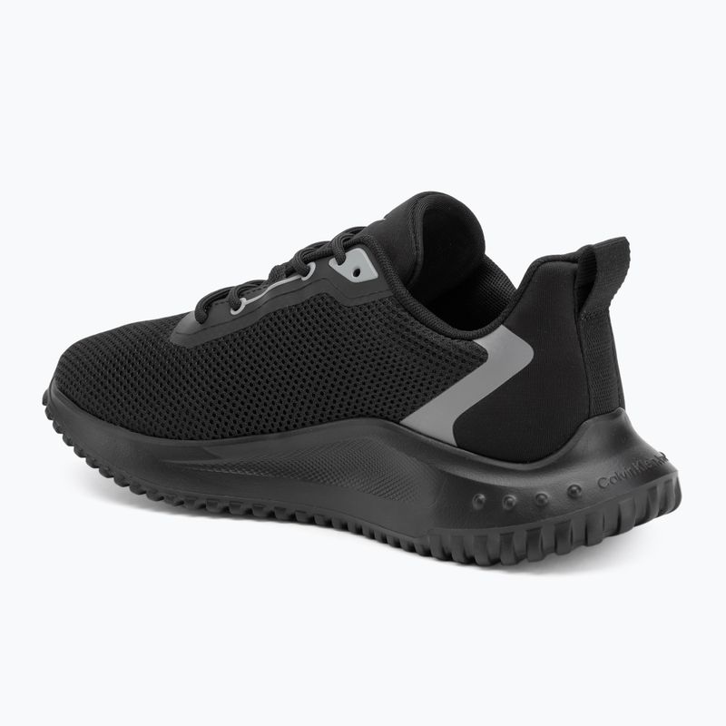 Calvin Klein scarpe donna YW0YW01851 Eva Runner L-Up Mix Mesh Logo Ck nero/mockingbird 3