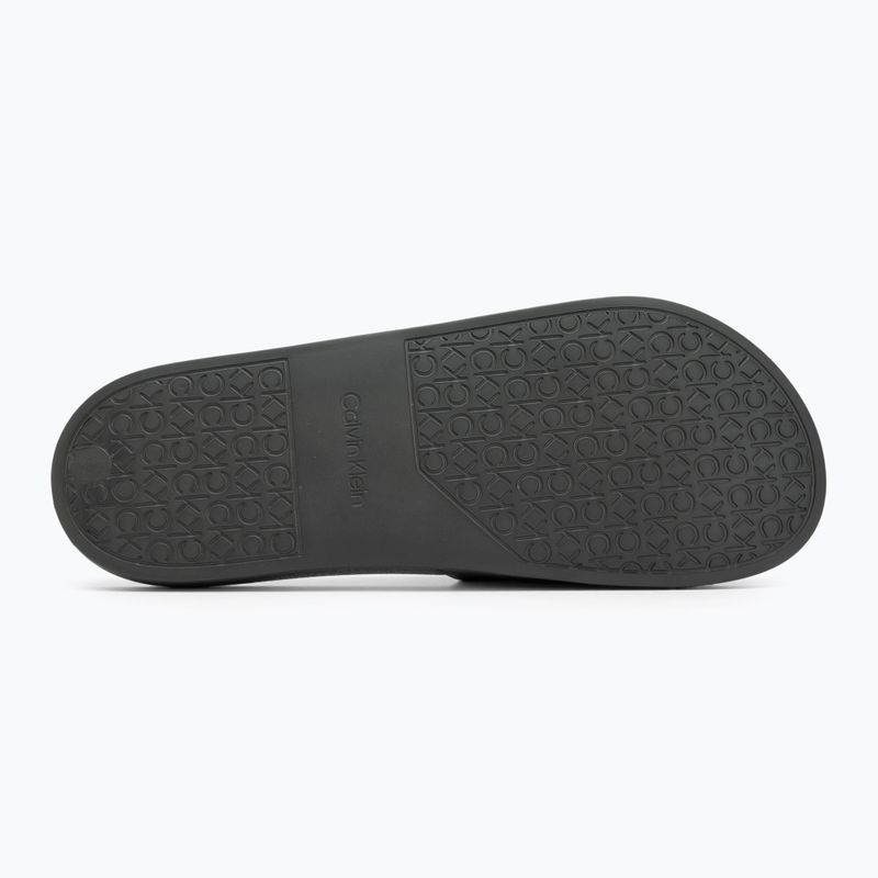 Calvin Klein infradito uomo HM0HM00455 Pool Slide Gomma oliva scuro 4