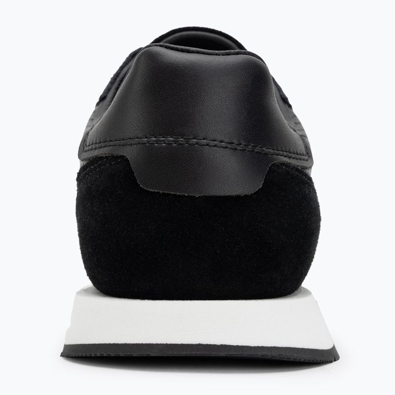 Calvin Klein scarpe da uomo HM0HM01871 Low Prof Runn Laceup Perf Lth Nero/Bianco brillante 6