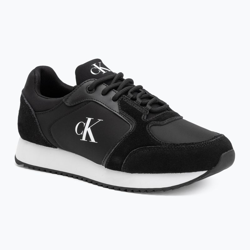 Scarpe da uomo Calvin Klein YM0YM01326 Retro Runner Sock Lace Up Ny-Su Calvin Navy/Bright White/Gum