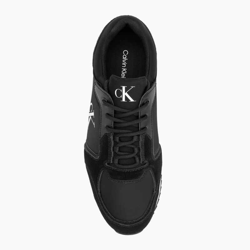 Scarpe da uomo Calvin Klein YM0YM01326 Retro Runner Sock Lace Up Ny-Su Calvin Navy/Bright White/Gum 5
