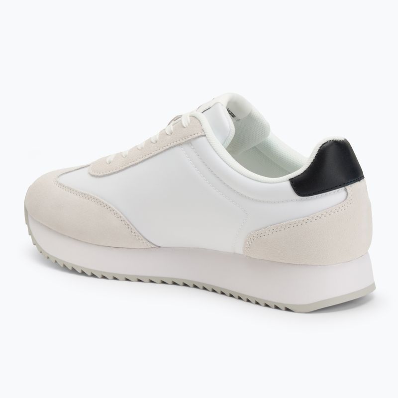Calvin Klein scarpe da uomo YM0YM01325 Retro Runner Lace Up Ny-Su Bianco/Nero brillante 3