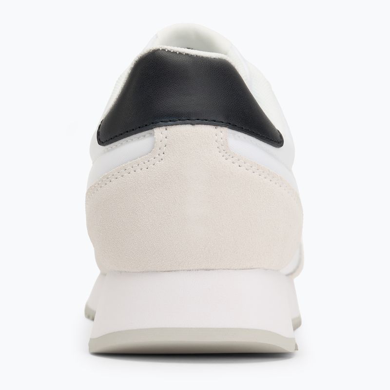 Calvin Klein scarpe da uomo YM0YM01325 Retro Runner Lace Up Ny-Su Bianco/Nero brillante 6