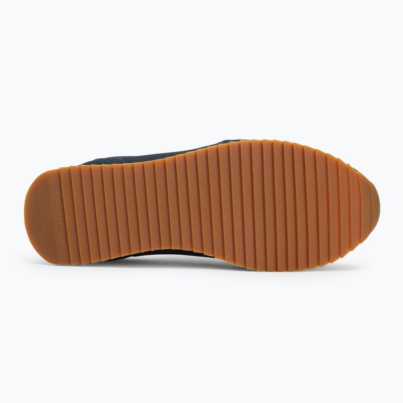 Scarpe da uomo Calvin Klein YM0YM01326 Retro Runner Sock Lace Up Ny-Su Calvin Navy/Bright White/Gum 4