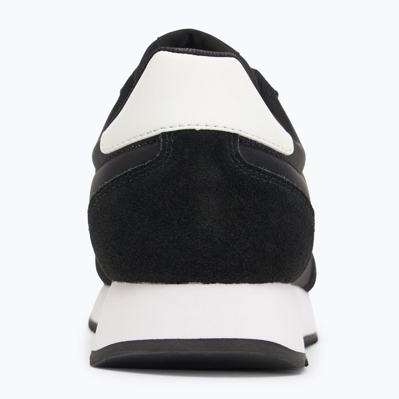 Calvin Klein scarpe da uomo YM0YM01325 Retro Runner Lace Up Ny-Su Nero/Bianco brillante 6