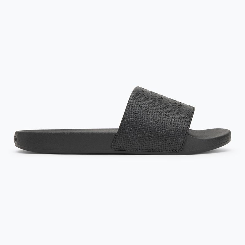 Calvin Klein Infradito Donna HW0HW02541 Pool Slide Mono Ck Nero 2