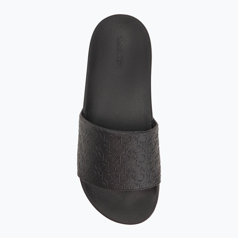 Calvin Klein Infradito Donna HW0HW02541 Pool Slide Mono Ck Nero 5