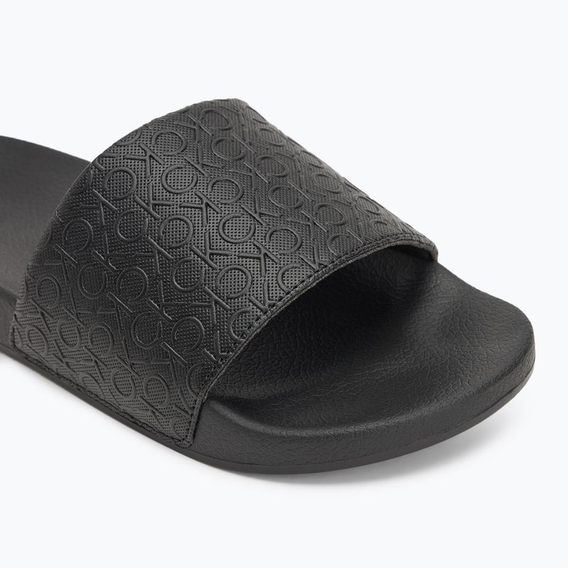 Calvin Klein Infradito Donna HW0HW02541 Pool Slide Mono Ck Nero 7