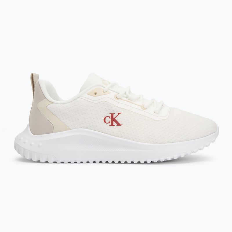Calvin Klein scarpe da uomo YM0YM01285 Hike Runner Mix Mesh Bright White/Moonstruck/Tandoori 2