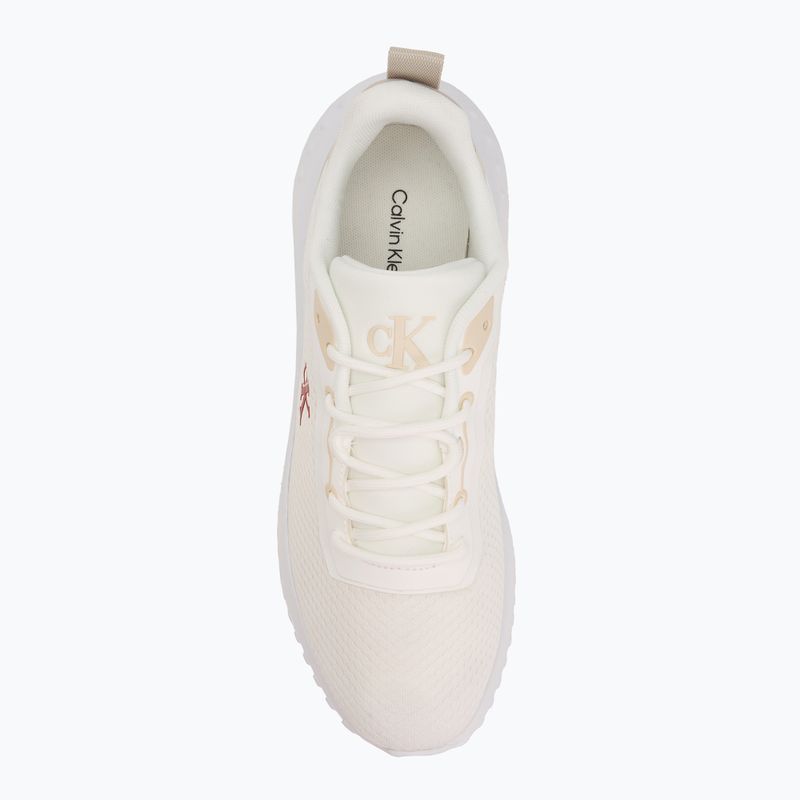 Calvin Klein scarpe da uomo YM0YM01285 Hike Runner Mix Mesh Bright White/Moonstruck/Tandoori 5
