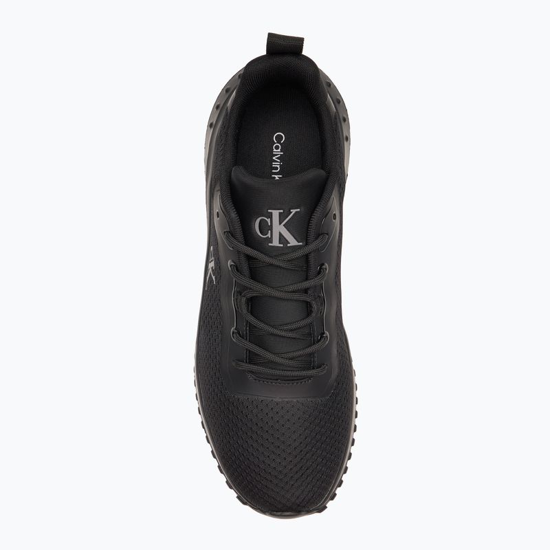 Calvin Klein scarpe uomo YM0YM01285 Hike Runner Mix Mesh Triple Black 5