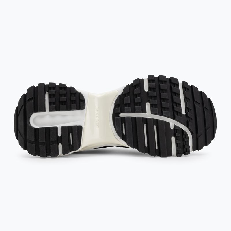 Calvin Klein scarpe da uomo YM0YM01284 Hike Runner Tech Knit Nero/Bianco brillante 4
