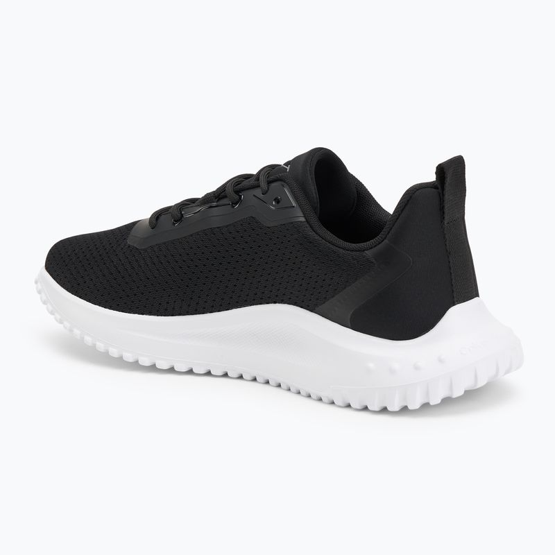 Calvin Klein scarpe da uomo YM0YM01285 Hike Runner Mix Mesh Nero/Bianco brillante 3