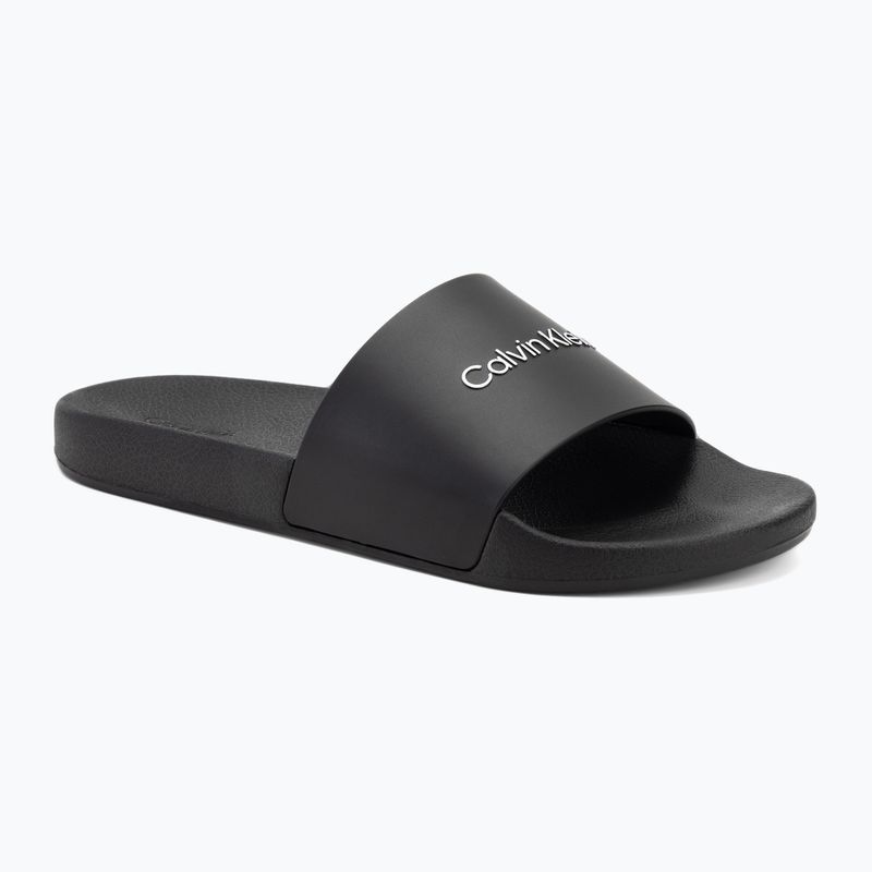 Calvin Klein infradito uomo HM0HM00455 Pool Slide Rubber nero